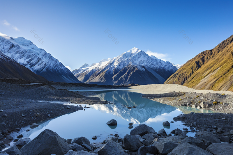 新西兰库克山地质公园冰川地貌背景,高清,摄影图,摄影图片,图片大全,摄影图免费下载